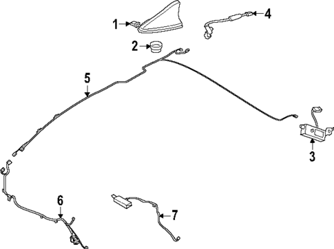Antenna & Radio for 2025 Genesis Electrified G80 #0