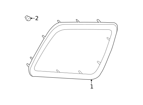 Glass & Hardware for 2000 Dodge Durango #0