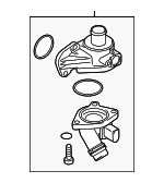 6F121111H - Cooling System: 2009-2015 Audi - Thermostat Unit for Audi: TT, TT Quattro, TTS Quattro Image