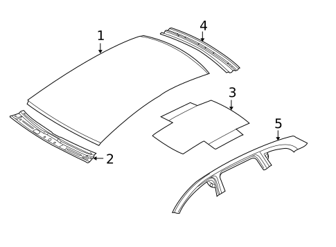 Roof & Components for 2014 Audi Q5 #0