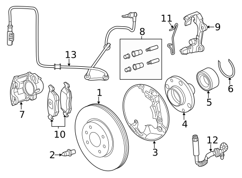Brake Components for 2019 Fiat 500 #0