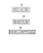 55362953AD - Labels: Fuel Label for Mopar Image
