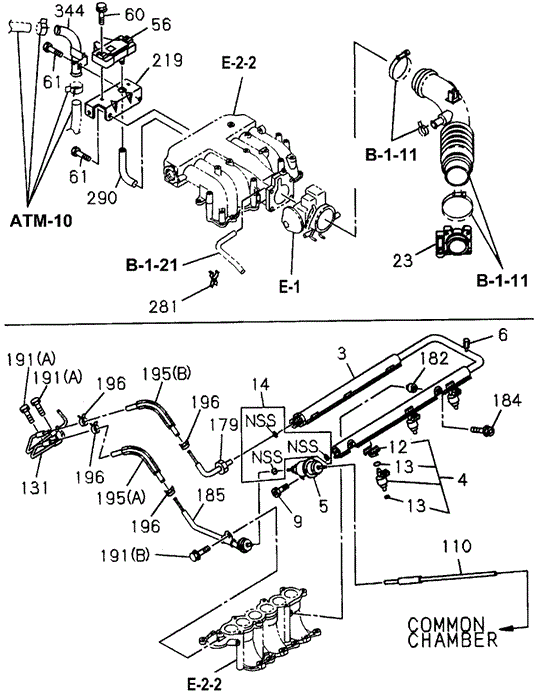 Fuel Injector for 1997 Honda Passport #0