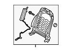 88410AB010 - Body: Seat Back Frame for Hyundai: Elantra, Elantra N Image