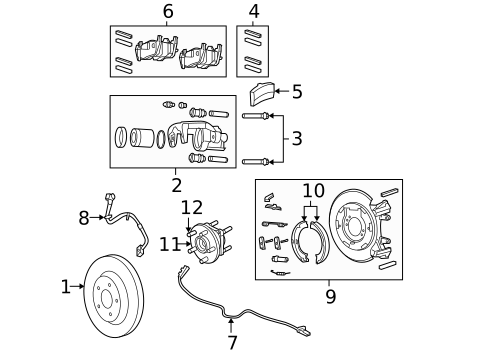Brake Components for 2005 Jeep Grand Cherokee #0