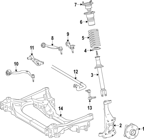 Suspension Components for 2022 Lexus LC500 #1