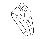 56961RCAA00 - Steering: Power Steering Pump Rear Bracket for Honda: Accord, Accord Crosstour, Crosstour, Odyssey, Pilot, Ridgeline Image