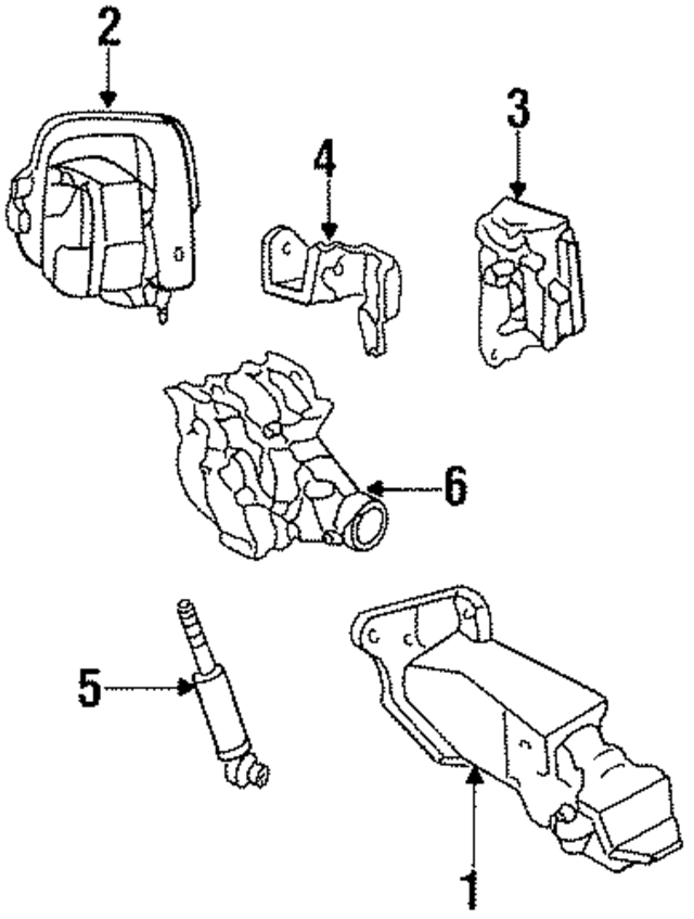 4419642AB - Engine: Front Mount for Mopar Image