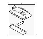 EG2151310A75 - Body: Dome Lamp Assembly for Mazda: 2, 3, 6, CX-7 Image