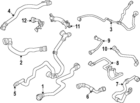 Hoses & Lines for 2024 BMW X5 #0