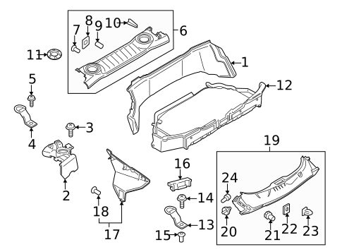 Trunk Lid & Compartment for 2024 Porsche 718 Cayman #0