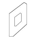 9A700720700 - Body: Upper Cover Spacer for Porsche: 718 Boxster, 718 Cayman, 718 Spyder, 911, Cayenne, Macan, Panamera, Taycan Image