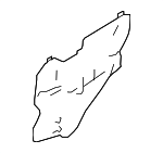 828604RA0A - Body: Water Shield for Nissan: Maxima Image