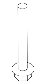 33326775040 - Suspension: Suspension Cross-member Bolt for BMW Image
