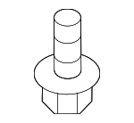 9010908307 - Body: Lower Tie Bar Bolt for Lexus: ES250, ES300h, ES350, LC500, LC500h, LS500, LS500h Image