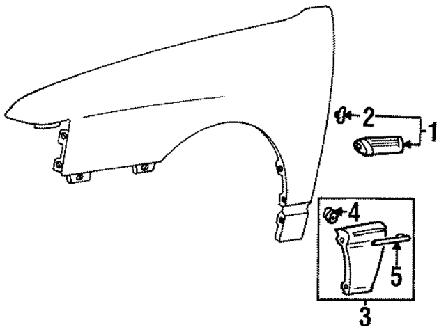 8667123000 - : Lower Cladding Insert for Hyundai Image