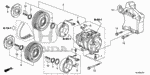 38816R70A01 - Body/Air Conditioning: STAY, LEAD WIRE for Honda Image
