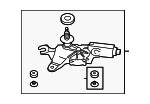 99762808002 - Wiper &amp; Washer: Wiper Motor for Porsche Image