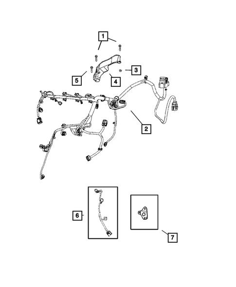 Wiring-Powertrain for 2011 Jeep Patriot #0