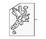 52215S84A32 - Suspension: Knuckle for Honda: Accord Image