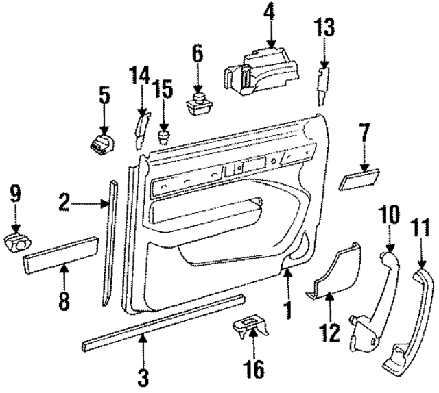 893867300 - Body: Motor Clip for Audi Image