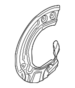 34106870530 - : Splash Shield for BMW Image