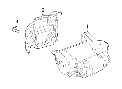 Starter for 2021 Toyota Tundra #1