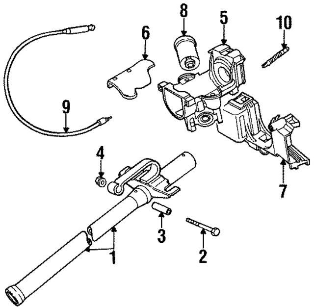 32311092714 - Steering: Jacket for BMW Image