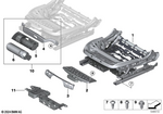 52107421857 - Seats: Seat Mechanism Left for BMW: 840i, 840iX, M8, M850iX Image image