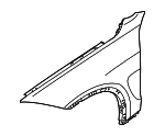 51657418955 - : Fender Assembly for BMW: X6 Image