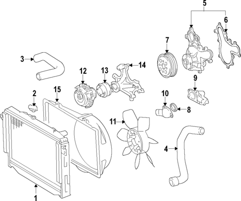 Cooling System for 2013 Toyota Land Cruiser #0