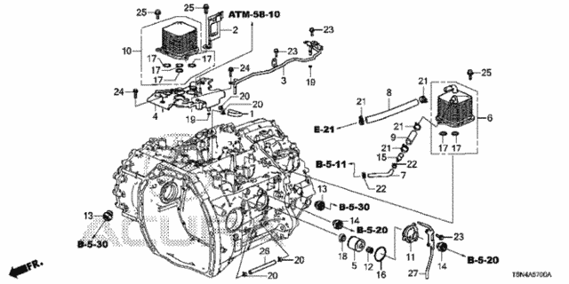 AT ATF Cooler - Breather Cover for 2017 Acura NSX #0