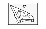 76270TBGA11ZA - : Inner Cover for Honda: Civic Image