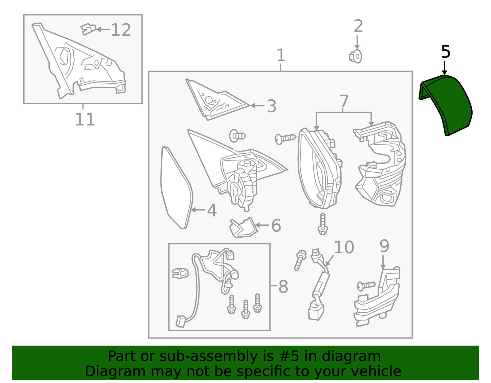 76251-TBA-A21ZG - Cap L Skull *NH731P* (Crystal Black Pearl
