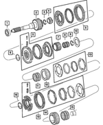 68054686AA - Mercedes Benz Manual Transmission 6 Speed: Input Shaft for Dodge: Ram 2500, Ram 3500 Image