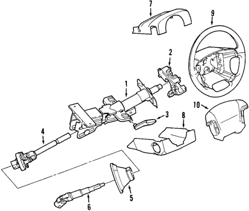 Steering Column for 2004 Volvo S60 #0