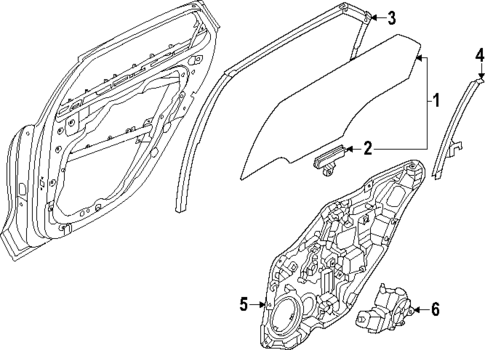 Rear Door for 2025 Hyundai Ioniq 6 #0