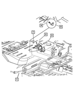 4860078AG - : Parking Brake Cable, Right Rear, Disc for Chrysler: PT Cruiser Image