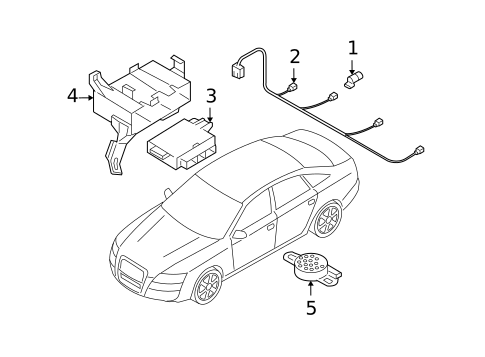 Electrical Components for 2006 Audi A6 Quattro #1