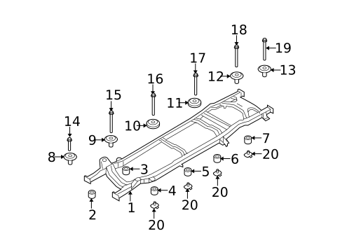 Frame & Components for 2014 Ford E-350 Super Duty #0