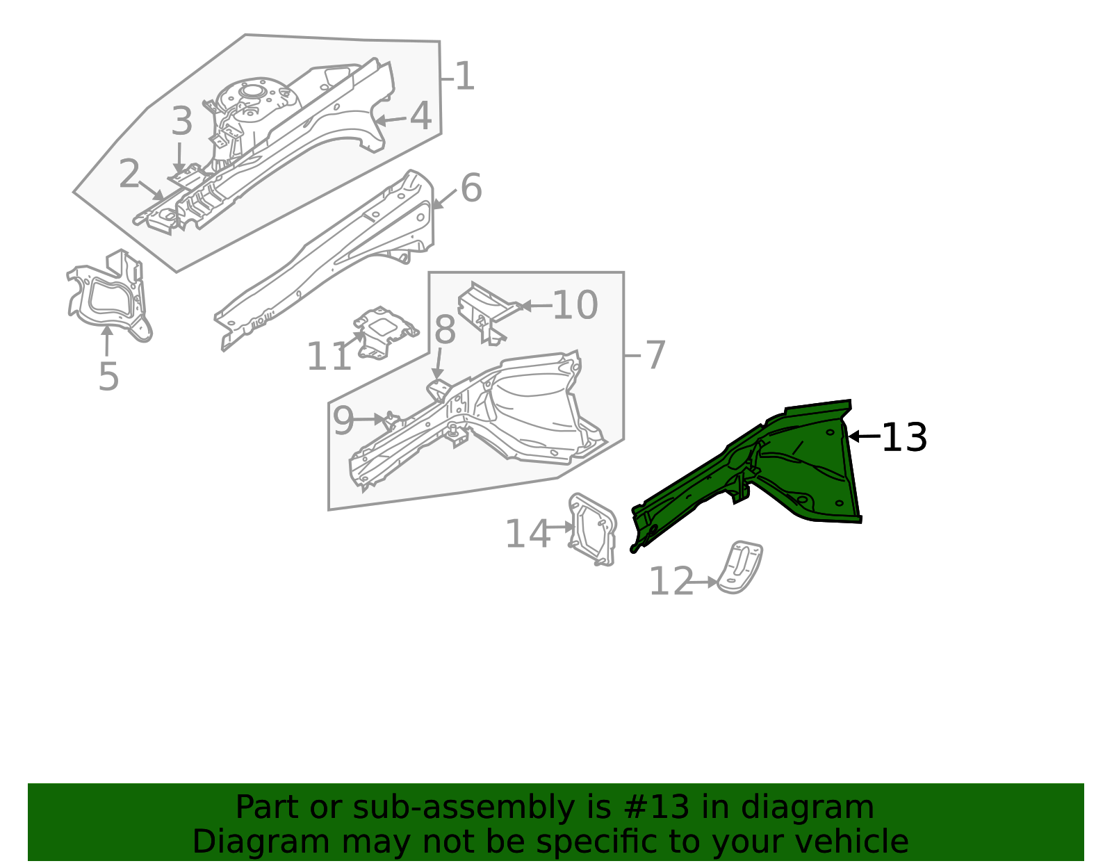 2004-2013 Volvo Outer Rail 31378785 | TascaParts.com