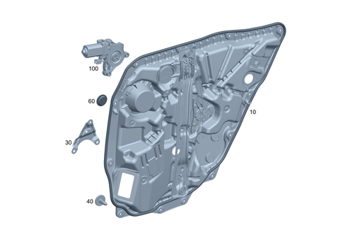 Rear Window Lifters for 2025 Mercedes-Benz EQE 500 SUV #0