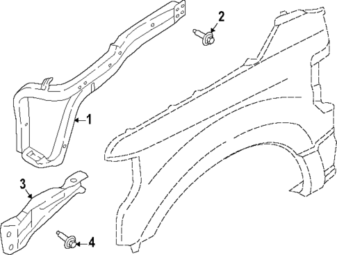 Inner Components for 2023 Ford F-350 Super Duty #0