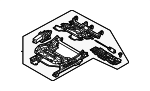 LJ9Z9961710F - Body: Seat Frame for Ford Image