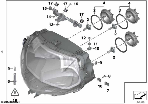 Headlight for 2003 BMW-Motorrad K 1200 S #0