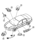 5156133AB - : Clock Spring for Chrysler: Sebring | Dodge: Avenger | Jeep: Compass, Patriot Image