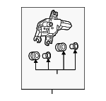 5GM955711B - Body: Wiper Motor Assembly for Volkswagen: Atlas, Golf, Golf Alltrack, Golf SportWagen, Taos, Tiguan Image