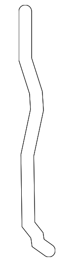 51217175729 - Body: Lock Rod for BMW: 740i, 740Ld xDrive, 740Li, 740Li xDrive, 750i, 750i xDrive, 750Li, 750Li xDrive, 760Li, ActiveHybrid 7 Image