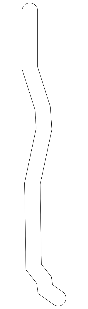 51217175729 - Body: Lock Rod for BMW: 740i, 740Ld xDrive, 740Li, 740Li xDrive, 750i, 750i xDrive, 750Li, 750Li xDrive, 760Li, ActiveHybrid 7 Image