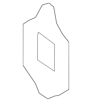 51217177651 - Body: Check Strap Gasket for BMW: 740i, 740Ld xDrive, 740Li, 740Li xDrive, 750i, 750i xDrive, 750Li, 750Li xDrive, 760Li, ActiveHybrid 7 Image